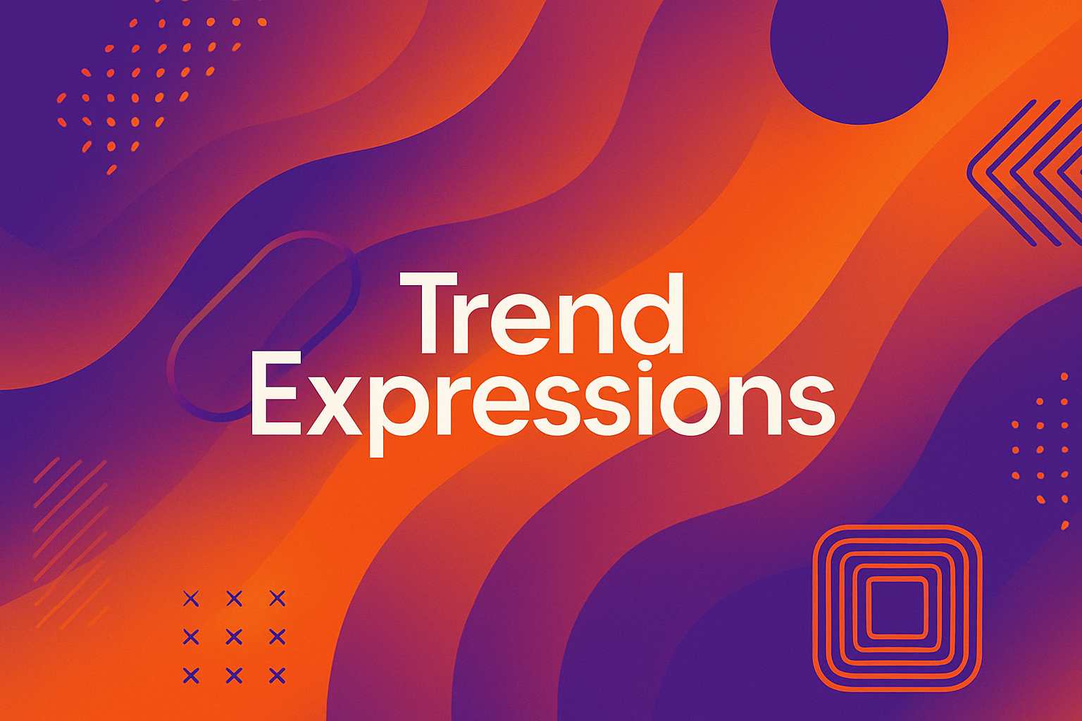 TrendExpressions make it orange and purple 